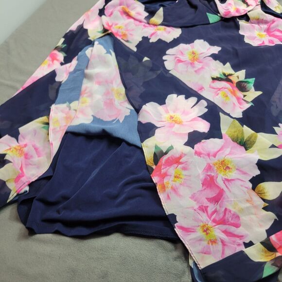 Floral Sleeveless Maxi Dress By Signature Robbie Bee XL Polyester & Spandex N - Picture 9 of 12